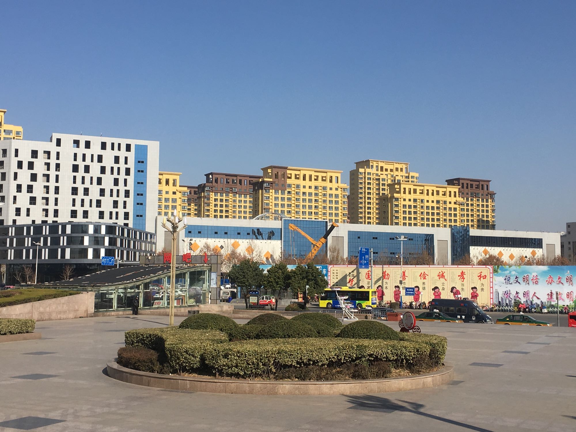 棗莊天安廣場(chǎng)聚合聚苯板外墻